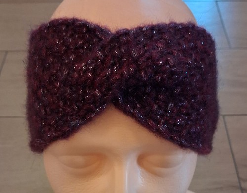 Stirnband handgestrickt