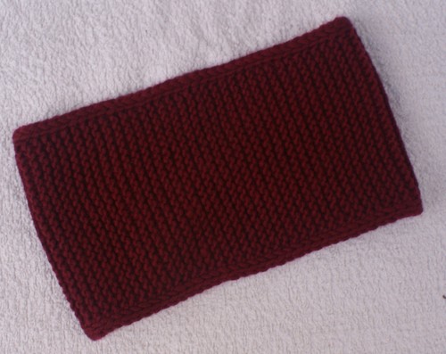 Handgestrickes stirnband aus - handgestrickes,