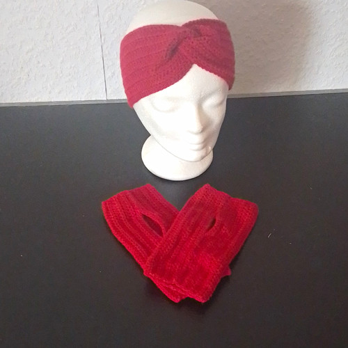 Damen strick stirnband - strick,