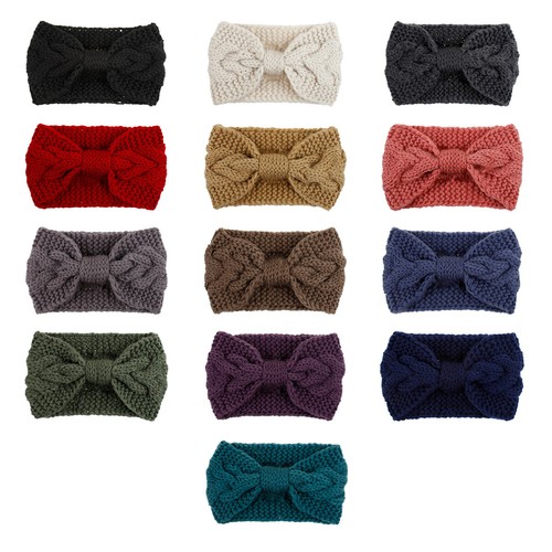 Damen stirnband mit zopfmuster - stirnband,