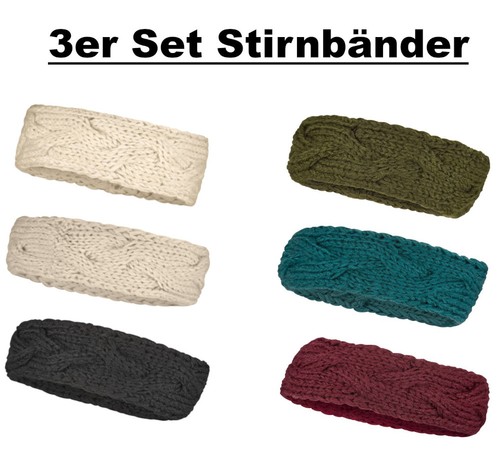 Cool4 3er set damen stirnband - 3er,