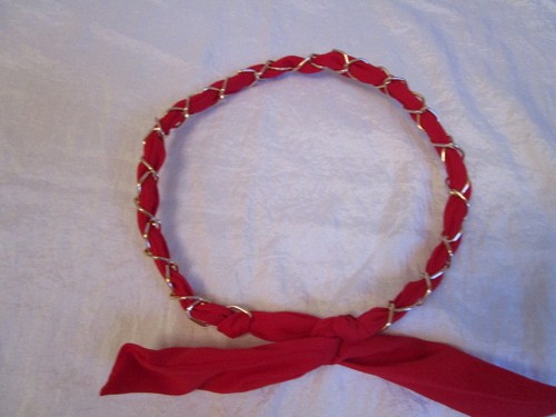 Haarband stirnband rot mit - stirnband,